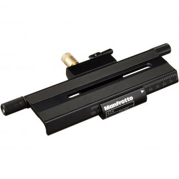 Manfrotto 454 - Zapata para microposicionamiento, Color Negro