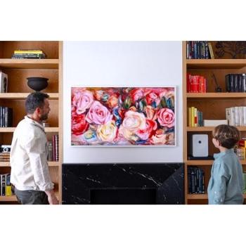 Televisor Samsung The Frame 55 QLED 4K Smart TV con Tecnología Sin Reflejos y Modo Arte, TQ55LS03HA
