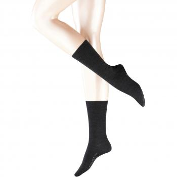 Falke Soft Merino Women's Socks - Anthracite Melange - Size 35/36