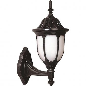 Aplique de pared para exterior WELLHOME, Estructura de ABS Color Negro