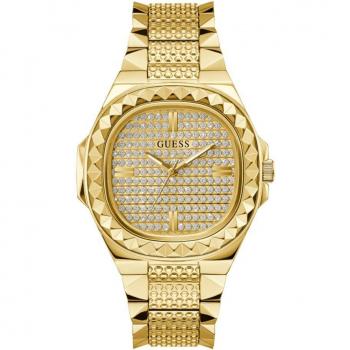 Guess Rebel GW0622G1 - Reloj para Hombre Acero Inoxidable Dorado
