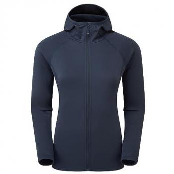 Montane Women's Fury Lite Hooded Fleece Jacket - Eclipse Blue, UK Size 10