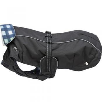Abrigo 2 en 1 para Perros TRIXIE Rouen Negro 38 cm Unisex