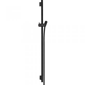 Hansgrohe Unica S Puro Wall Bar Shower Set 90cm with Isiflex Hose 160cm Matte Black