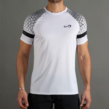 Camiseta de Manga Corta Endless Feisty Geo Blanco