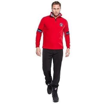 Nebulus Fleece Pullover Graphical - Forro para hombre, color rojo, talla S