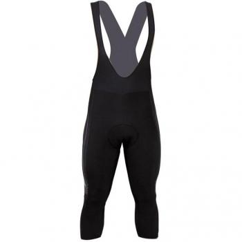 Massi Comp Team - Pantalón Pirata con Tirantes para Hombre, Color Negro, Talla L