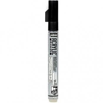 Rotulador acrílico extra fino 0,7 mm Pebeo gris