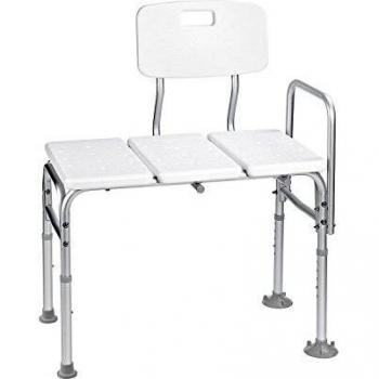 Banco para bañera RIDDER 150 kg A0120101, color blanco, diseñado para facilitar la entrada y salida de la bañera, con una capacidad de carga de 150 kg