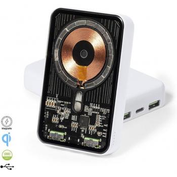 Powerbank inalámbrico DAM Bramson de 15W Magsafe magnético 5.000 mAh