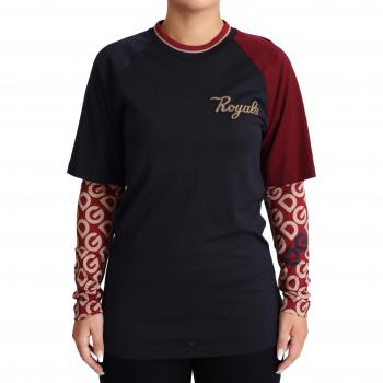 Dolce & Gabbana Multicolor Royals Crewneck Pullover Sweater - IT40|S, Female, Size: XS, Cotton