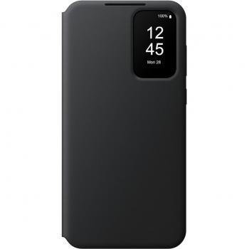 Funda con tapa inteligente negra para Samsung Galaxy A55
