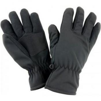 Guantes térmicos unisex Softshell Essentials de Invierno S-M negros