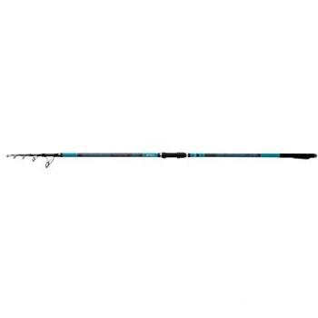 Caña de Pescar Mitchell Suprema SW Surf Telescópica, 4,2 m, 180-250 g, diseñada y desarrollada en Italia, para Spinning de Agua Salada, Unisex, color Negro/Azul