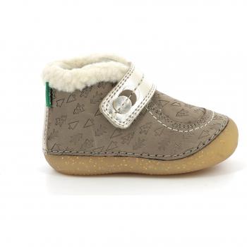 Kickers So Schuss Soft Sole Baby Girl Booties