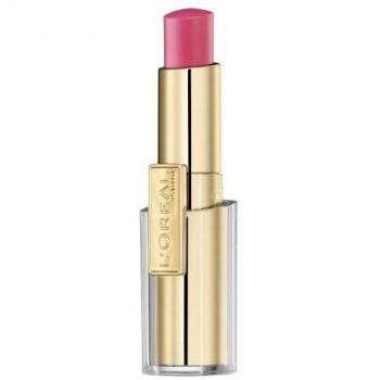 L'Oreal Paris Maquillaje Diseñador Rouge Caresse - Lápiz labial en barra Mademoiselle Rose 04