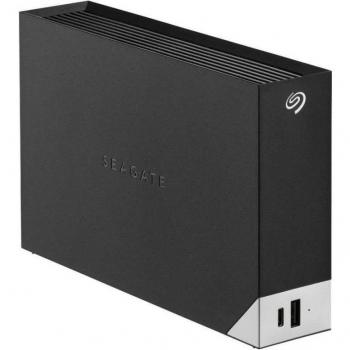 Seagate One Touch Hub 4TB External Hard Drive, USB 3.2, Desktop, Black