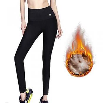 ZHENROG Pantalones para Adelgazar, Mallas Deportivas Mujer, Pantalón de Sudoración Adelgazantes, Leggins Anticeluliticos Fitness, Mallas Termicas de Neopreno para Deporte