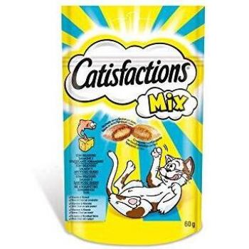 Catisfactions Premios para Gatos, Sabor Mixto de Queso y Salmón