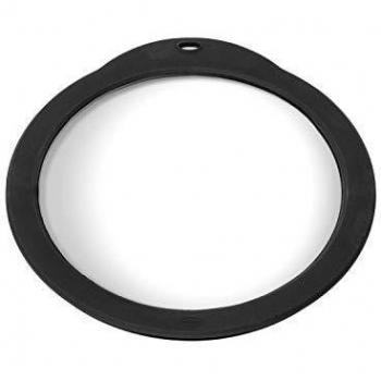 Rosle Stainless Steel Fresh Lid Made from Glass, 24 cm, glass with all-round silicone rim, dishwasher-safe