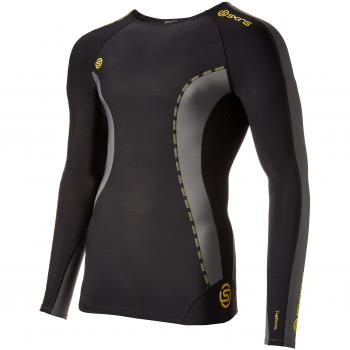 Skins DNAmic Top Hombre Black/Pewter FR: L