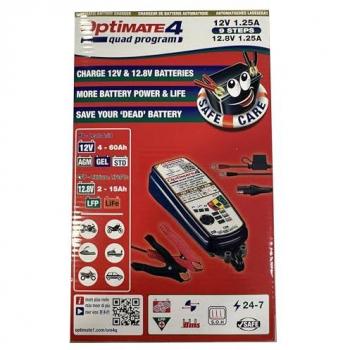 Cargador de batería para motocicleta OPTIMATE 4 QUAD PROGRAM