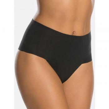 Spanx - Tanga moldeador de talle alto sin costuras
