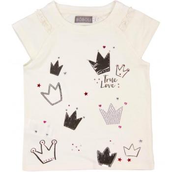 Bóboli 443034-1111, Camiseta para Niñas, Blanco
