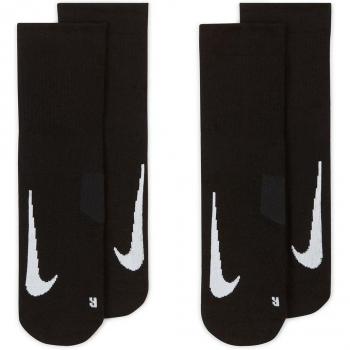 Nike Multiplier Sports Socks 2 Pack - Black - Size: 38-42