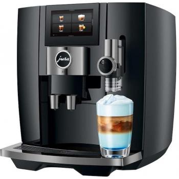Cafetera Automática JURA J10 Piano Black 1,9L con Molinillo y Espumador de Leche