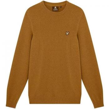 Jersey Lyle & Scott V1 Crew Neck Marrón Hombre