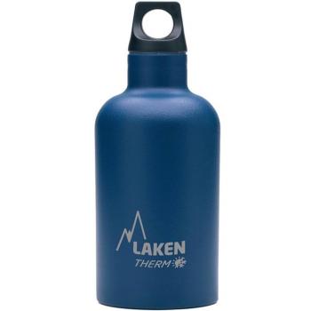 Laken Futura Botella Térmica de Acero Inoxidable 18/8 y Aislamiento de Vacío con Doble Pared, Azul, 350 ml