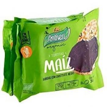 Santiveri - Maíz Panqueques con Oscuro Chocolate - 1 Embalar