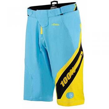 Inconnu Airmatic Honor pantalón Corto para Hombre, Hombre, Color Azul/Amarillo, tamaño FR: 38