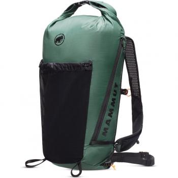 Mammut AENERGY 18 L - Mochila de montaña, capacidad de 18 litros, color verde, diseño ligero y funcional, sistema de ventilación en la espalda, múltiples bolsillos para organización, compatible con sistema de hidratación
