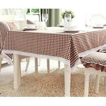 X&L Moderna y sencilla tela de lino paño de tabla paño de mesa de café polivalente cubierta de tela para el restaurante del hotel fiesta en casa , 130*90cm