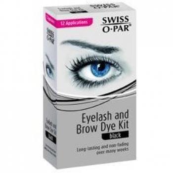 Swiss O Par Eyelash & Brow Tinting Kit - Black Color