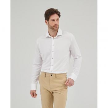 Camisa Sepiia Regular Blanca Hombre Elegante y Duradera