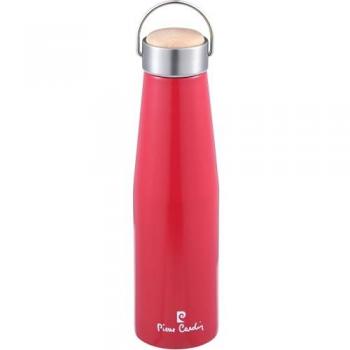 Botella de Agua Eclat 800ml Pierre Cardin Acero Inoxidable Roja Unisex
