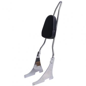 Maxquoia - Desmontable del cojín del amortiguador Sissy Bar Respaldo para Harley Sportster XL 883 1200 2004-UP