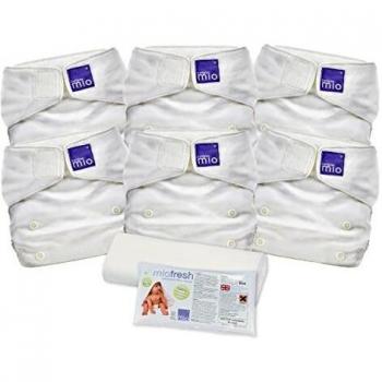 Bambino Mio, miosolo set de pañales de tela, blanco