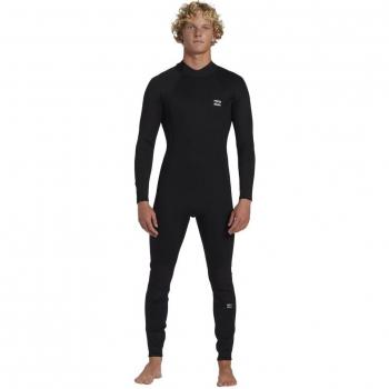 Billabong Traje de surf de hombre 3/2mm Foil con manga larga y cremallera en la espalda