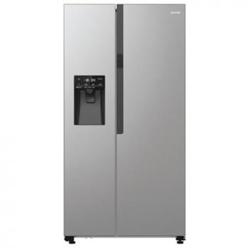 Gorenje Nevera Side-by-Side NRR9185ESXL, 178,6 cm, Acero Inoxidable, Con dispensador de agua y hielo, No Frost Plus, 566 L