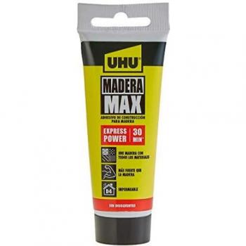 UHU 6314560 Madera Max Express- Adhesivo de Construcción para madera-100g, beige