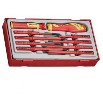 Juego de destornilladores aislados 1000V VDE Teng Tools TTV710N - 10 piezas