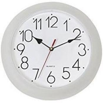 PLATINET Everyday Quartz Wall Clock Llanta Blanco