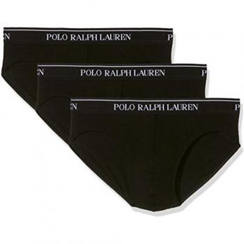 Polo Ralph Lauren Men's 3 Pack Briefs - Black - Size: L