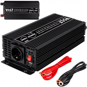 Inversor de tensión 24V a 230V 800W Onda Pura Sinusoidal