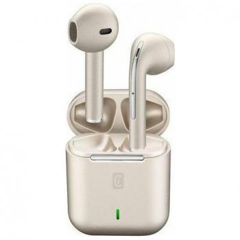 Auriculares Bluetooth TWS Cellularline Tuck Universales Blancos con Estuche de Carga