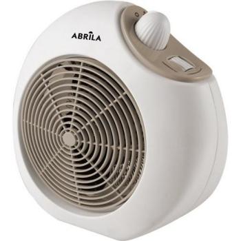 Estufa Termoventilador Eléctrico Savona 2000W Blanco/Beige, 2 Potencias, 3 Funciones, Termostato, Sistema de Seguridad (24,5x25,5x14cm